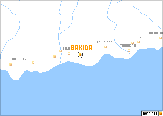 map of Bakida