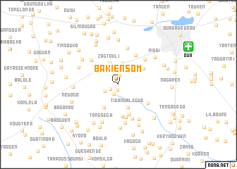 map of Bakiensom