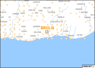 map of Bakilid