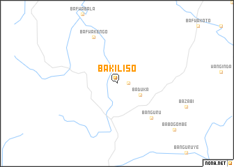 map of Bakiliso