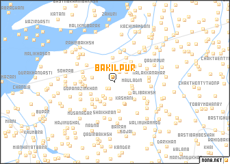 map of Bākilpur