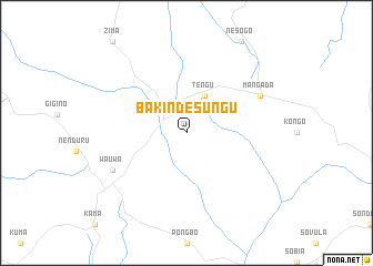 map of Bakindesungu