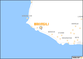 map of Bakingili