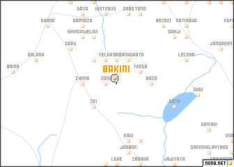 map of Bakini