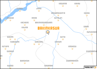 map of Bakin Kasua