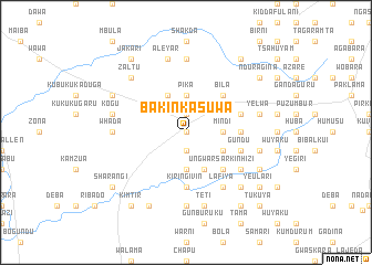 map of Bakin Kasuwa