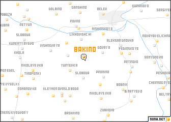 map of Bakino