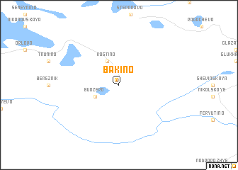 map of Bakino