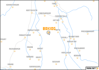 map of Bakiog