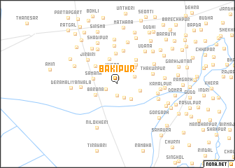 map of Bākīpur