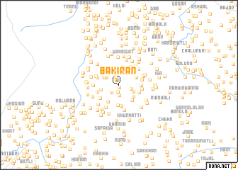 map of Bakiran