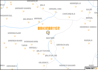 map of Bakirbāyēr