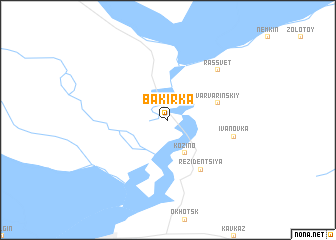 map of Bakirka