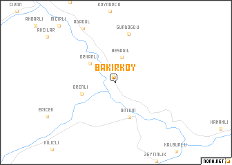 map of Bakırköy