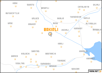 map of Bakırlı