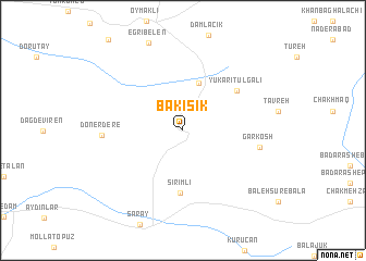 map of Bakışık
