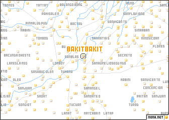 map of Bakitbakit