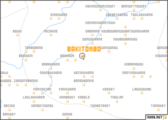map of Bakitombo
