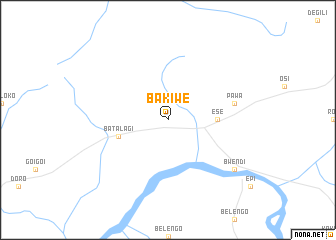 map of Bakiwe