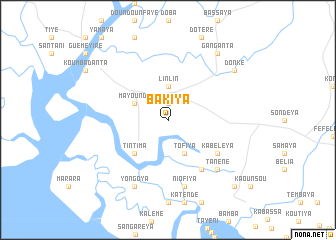 map of Bakiya