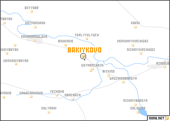 map of Bakiykovo