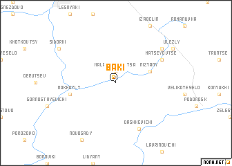 map of Baki