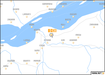 map of Baki