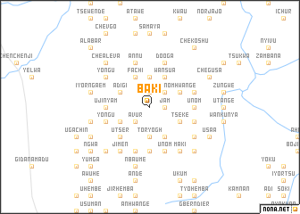 map of Baki