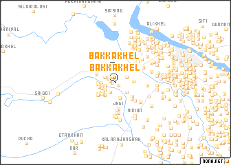 map of Bakka Khel