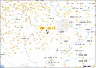 map of Bakkare