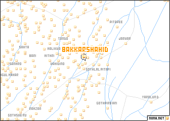 map of Bākkar Shahīd