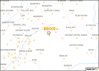 map of Bakkā