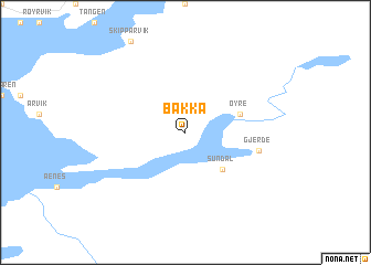 map of Bakka