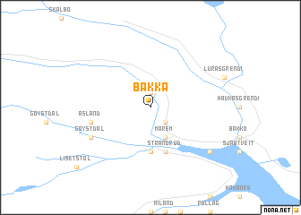 map of Bakka