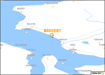 map of Bakkeby