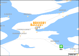 map of Bakkeby