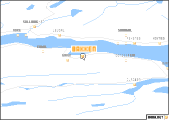 map of Bakken