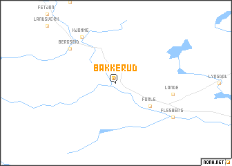 map of Bakkerud