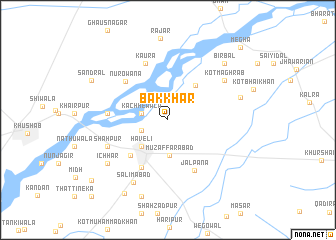 map of Bakkhar