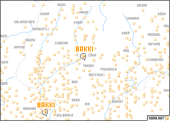 map of Bakki