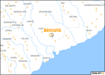 map of Bakkung