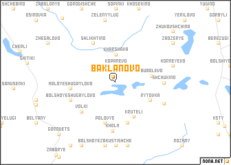 map of Baklanovo