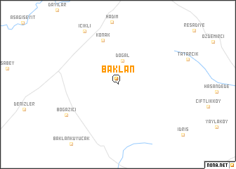 map of Baklan