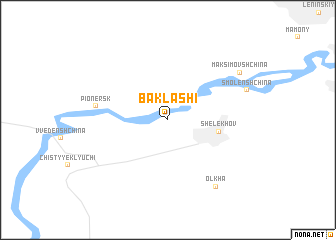 map of Baklashi