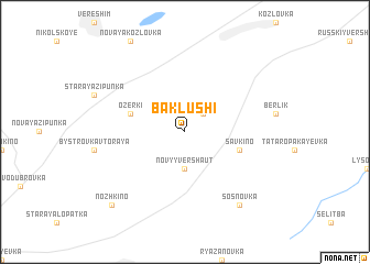 map of Baklushi