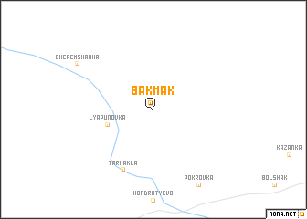 map of Bakmak