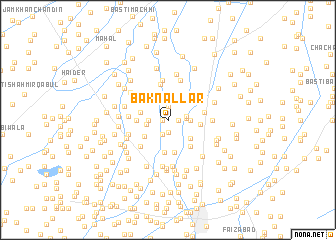map of Bāknāl Lār