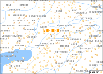 map of Baknīra