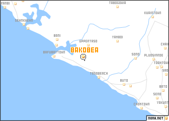 map of Bako Bea