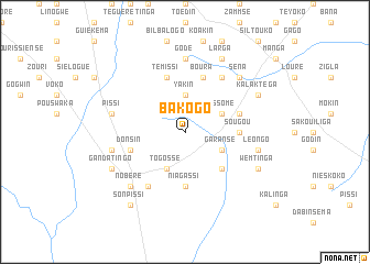 map of Bakogo